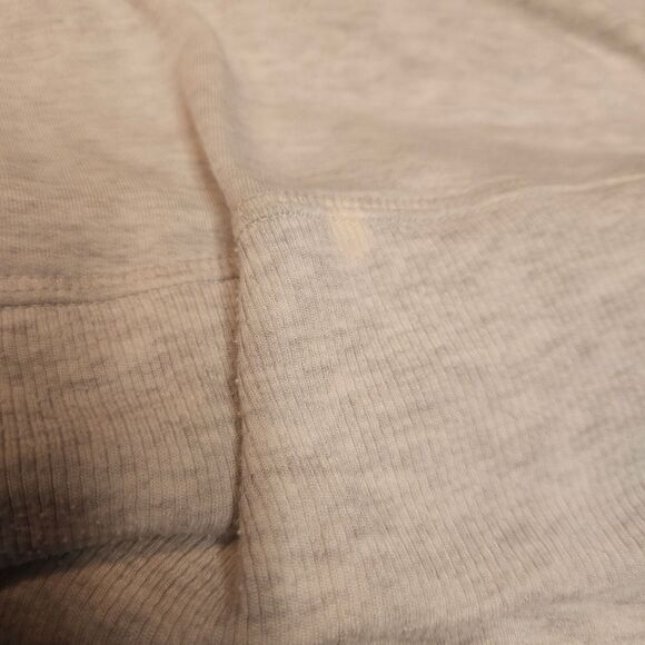 Athleta Womens XS Gray Grey Pullover Thumbhole Coaster Luxe Sweatshirt - Picture 4 of 10